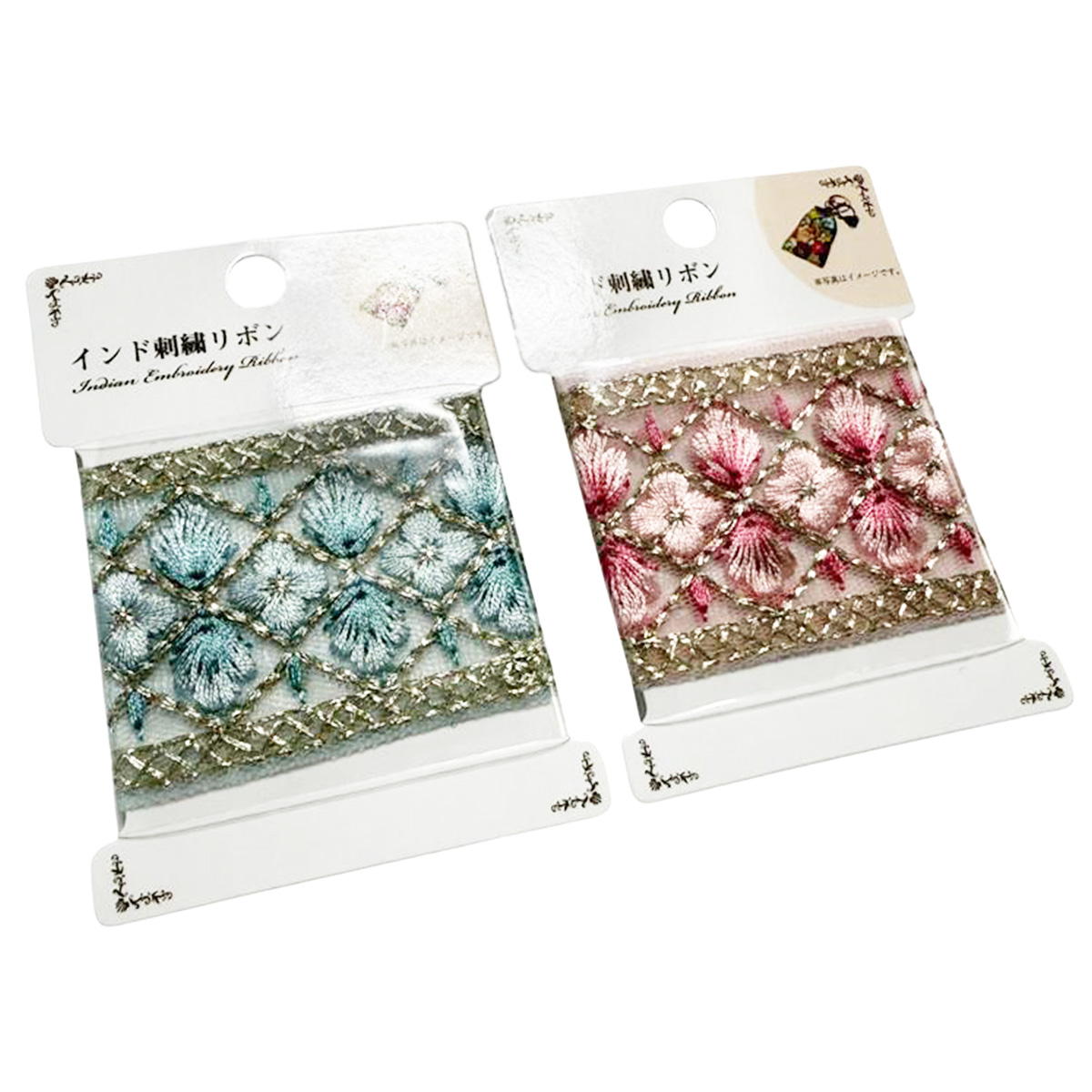 インド刺繍リボン 373935
