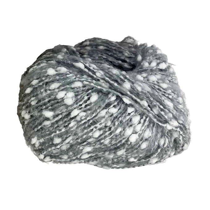ポンポンモール 毛糸 8 グレー 20g 375440