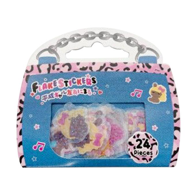 フレークシール 平成ギャル友あにまる 24枚 375473