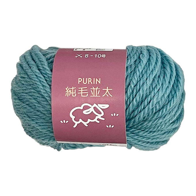 純毛並太 毛糸 103 ブルー 20g 375773