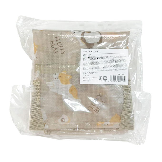 クリア収納バッグL コーギー 397499