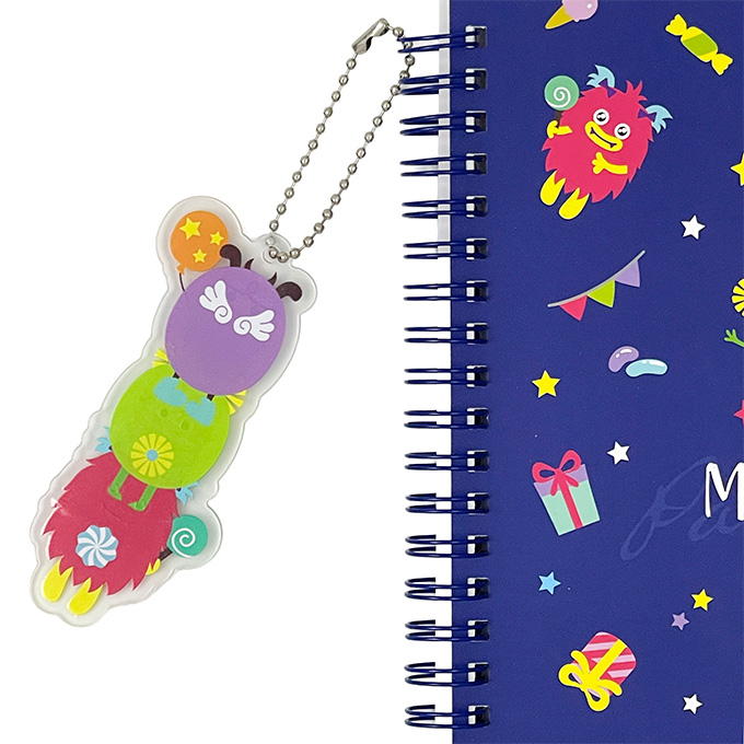 ポグリッズアクリルチャーム付ノート40枚 580198
