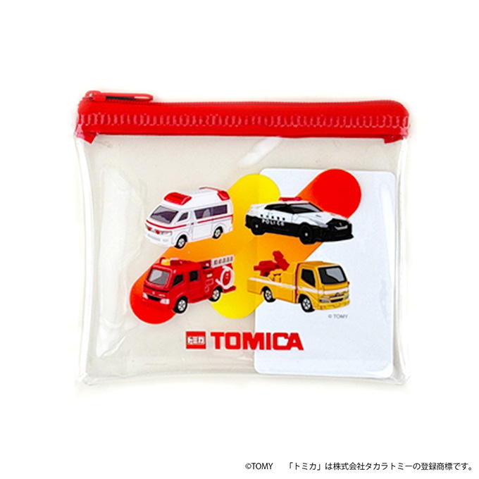 トミカ PVCフラットポーチ 598828