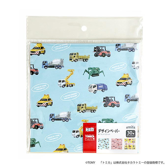 トミカ デザインペーパー 30P ミックス 598831