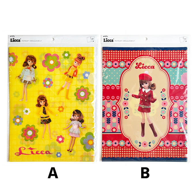 クリアホルダー リカちゃん レトロポップ 598846