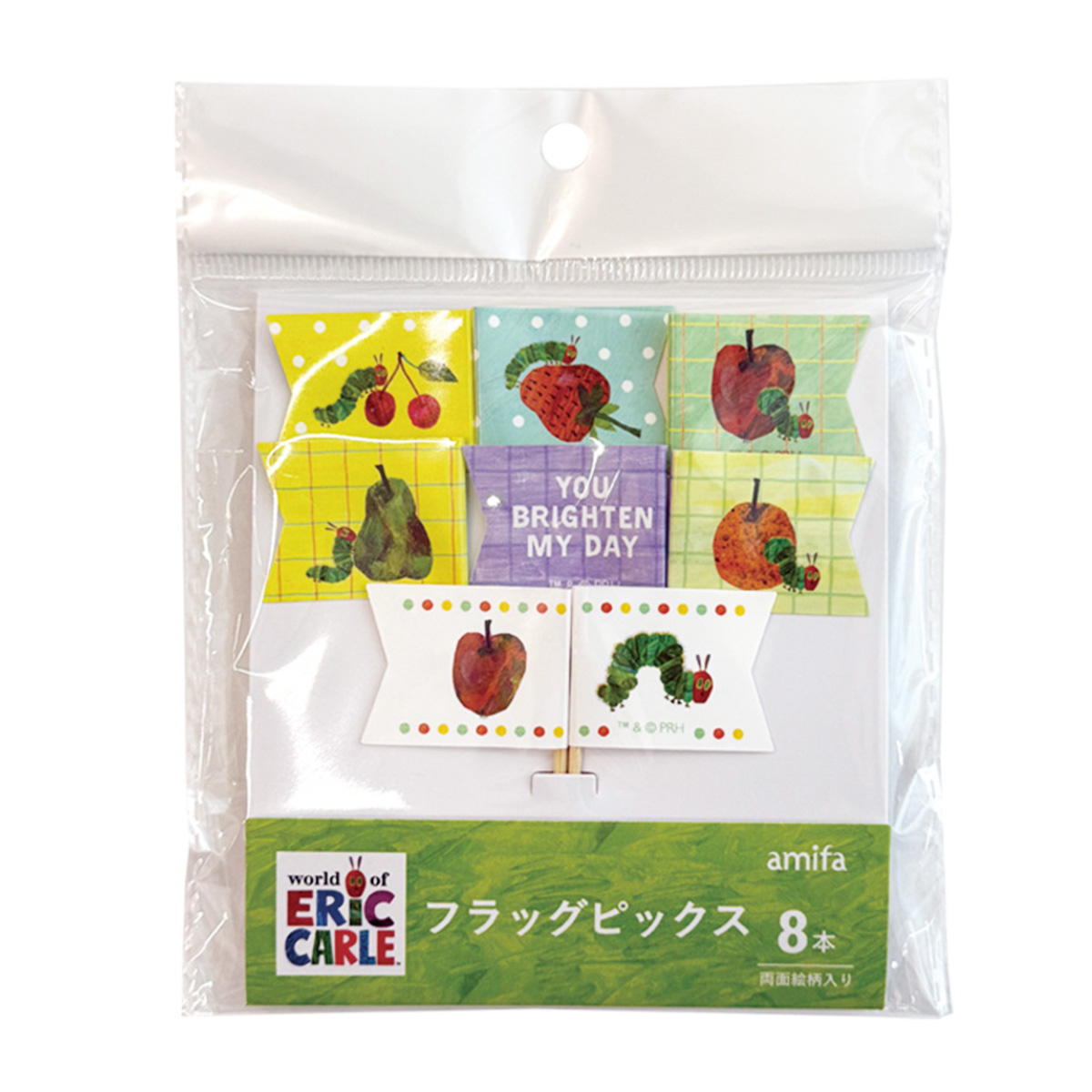 在庫限り】フラッグピックス 8P はらぺこあおむし2 598882
