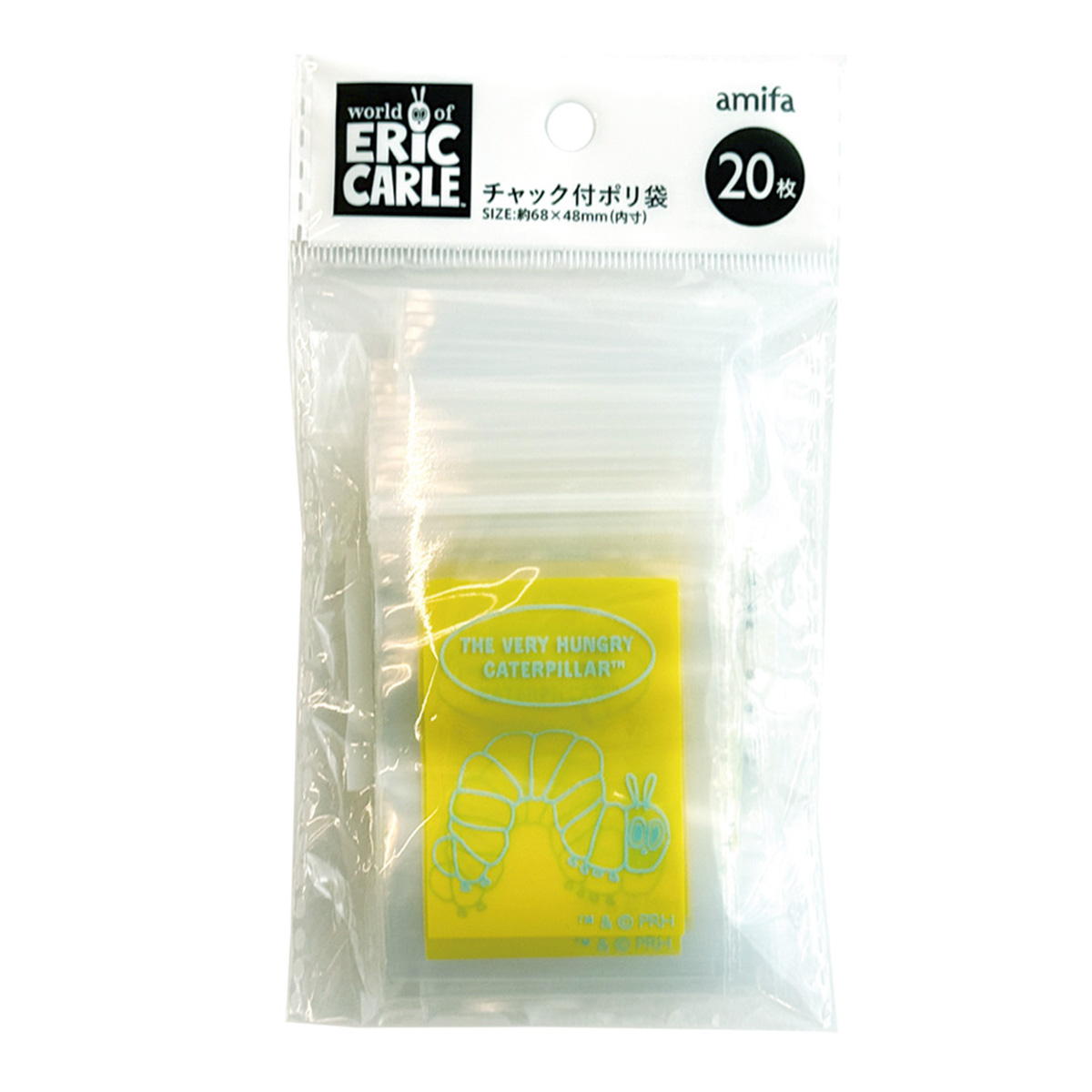 pocco.出品 OUTLET】チャック付ポリ袋 SS 20P はらぺこあおむし2 598884