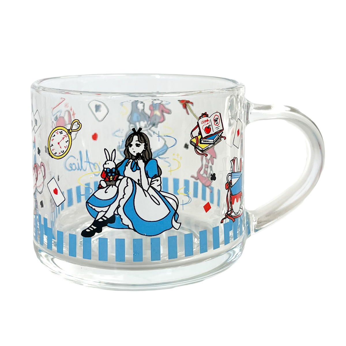 レア♡ ピースナウ PN キラキラ アリスプリント チョーカーつき トップス おとぎの国 グラス アリス 598905