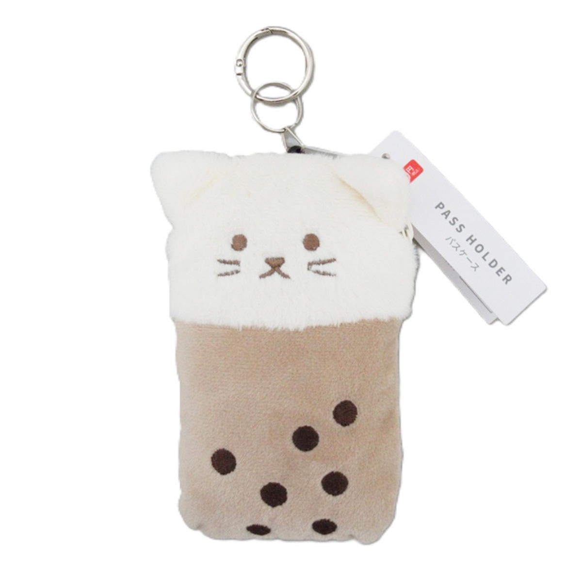 【在庫限り】パスケース リール付ねこタピ 598915