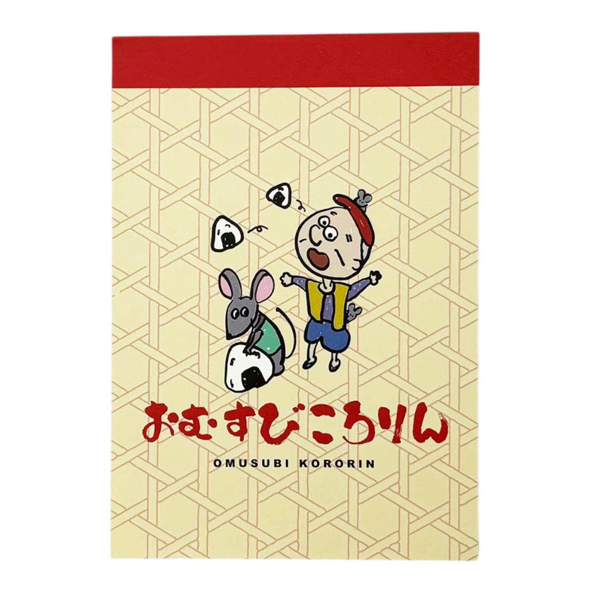 A6メモ帳25枚おむすびころりん 598993