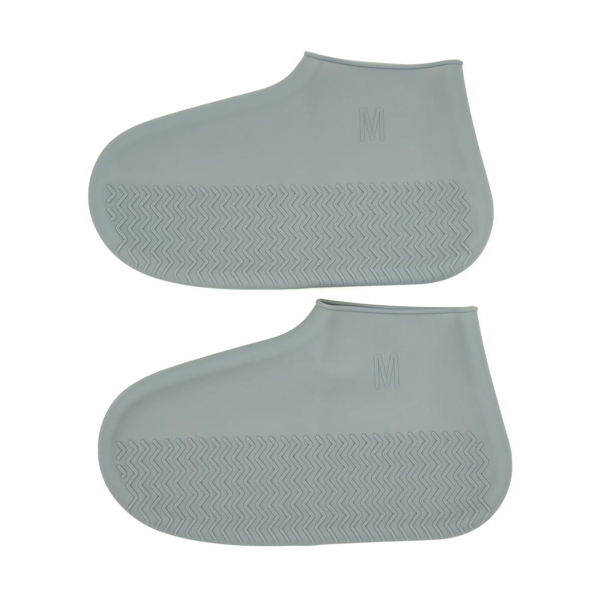 【在庫限り】シリコンくつカバーグレー M 599028