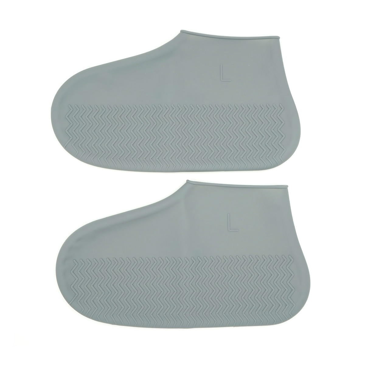 【在庫限り】シリコンくつカバーグレー L 599029